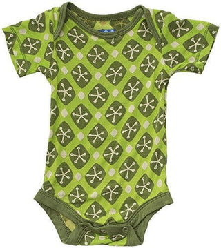 KicKee Pants Boy's Print Short Sleeve One Piece - Meadow Argyle Lattice