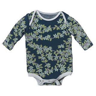 KicKee Pants Boy's Print Short Sleeve One Piece - Peacock Tree Canopy