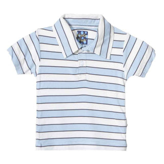 KicKee Pants Boys Print Short Sleeve Polo, Boy Musical Stripe