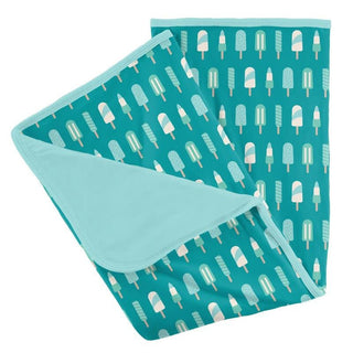 Boy's Print Bamboo Stroller Blanket, Neptune Popsicles - One Size Swaddling & Receiving Blankets