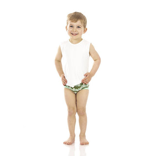 Boy's Print Training Pants Set - Moss Chicks and Moss Gingham Potty Training