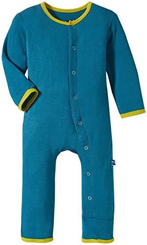 Boy's Solid Bamboo Coverall with Snaps - Oasis with Citronella Baby & Toddler Sleepwear