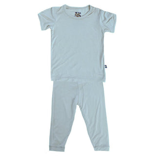 Boy's Solid Bamboo Short Sleeve Pajama Set - Pond Baby & Toddler Sleepwear