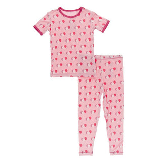 KicKee Pants Celebration Print Short Sleeve Pajama Set - Lotus Birthday | Stylish Sleepies offer designs that make bedtime beautiful.