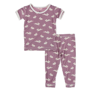 KicKee Pants Celebration Short Sleeve Pajama Set - Pegasus Bunny | Stylish Sleepies offer designs that make bedtime beautiful.