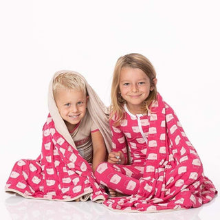 KicKee Pants Double Throw Blanket - Cherry Pie Takeout