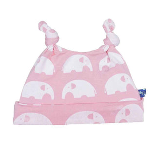 Essentials Girls Bamboo Double Knot Hat, Lotus Elephant KicKee Pants