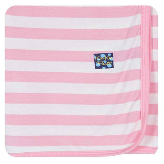 Essentials Girls Bamboo Swaddling Blanket, Lotus Stripe, One Size Swaddling Blankets