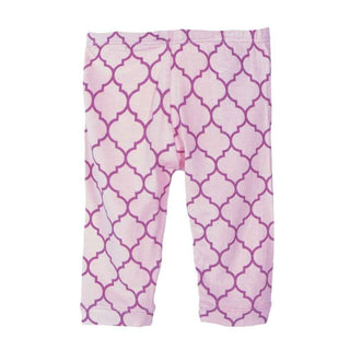 KicKee Pants Girls Capri Leggings, Garden Gate Lattice