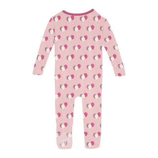 Girl's Print Bamboo Convertible Sleeper with Zipper - Lotus Balloons Baby & Toddler Sleepwear