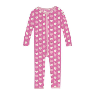 Girl's Print Bamboo Convertible Sleeper with Zipper - Tulip Johnny Appleseed Baby & Toddler Sleepwear