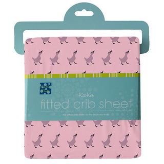 Girl's Print Bamboo Fitted Crib Sheet - Cake Pop Ugly Duckling Bed Sheets