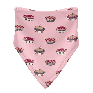 KicKee Pants Girls Print Bandana Bib Set of 3 - Lotus Pies, Natural Buds and Berry Cow - One Size 15ANV