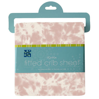 KicKee Pants Girl's Print Fitted Crib Sheet - Baby Rose Tie Dye