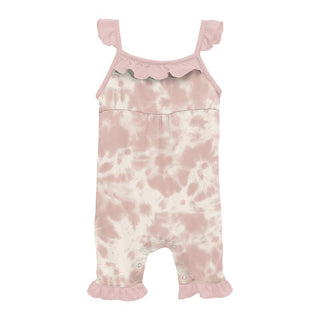 KicKee Pants Girl's Print Wing Romper - Baby Rose Tie Dye