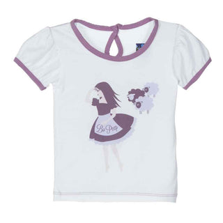 Girls Print Bamboo Short Sleeve Puff Tee, Little Bo Peep Baby & Toddler Tops