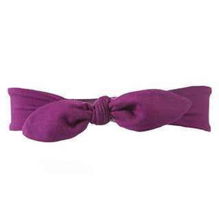 KicKee Pants Girl's Solid Bow Headband - Orchid