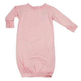 KicKee Pants Girls Solid Layette Gown - Lotus