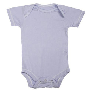 KicKee Pants Girl's Solid Short Sleeve One Piece - Lilac