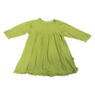 Girls Solid Bamboo Long Sleeve Swing Dress, Meadow Baby & Toddler Dresses