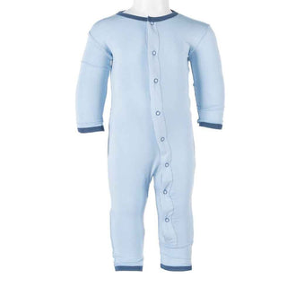 Holiday Bamboo Fitted Applique Coverall - Pond Proud Brother Baby & Toddler Sleepwear