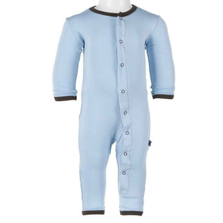 Holiday Bamboo Fitted Applique Coverall - Pond Year of the Rooster Baby & Toddler Sleepwear