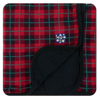 KicKee Pants Holiday Stroller Blanket - Plaid