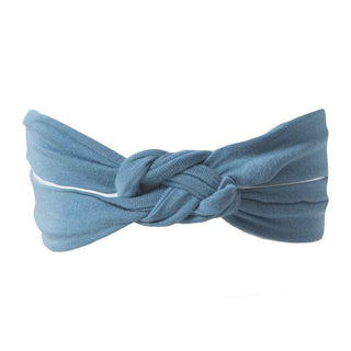 KicKee Pants Knot Headband, Blue Moon