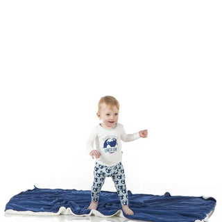 Print Bamboo Long Sleeve Pajama Set - Spring Sky Environmental Protection Baby & Toddler Sleepwear