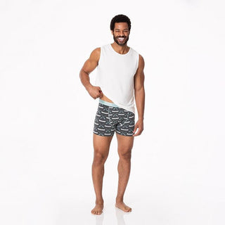 KicKee Pants Mens Boxer Briefs - Stone Paddles and Canoe