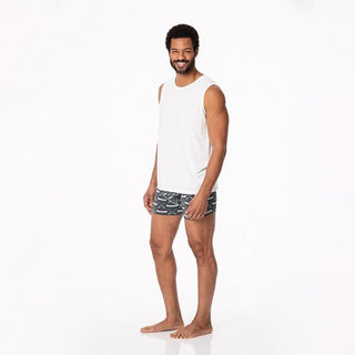 KicKee Pants Mens Boxer Briefs - Stone Paddles and Canoe