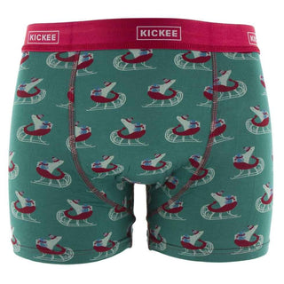 KicKee Pants Mens Print Boxer Brief - Ivy Sled