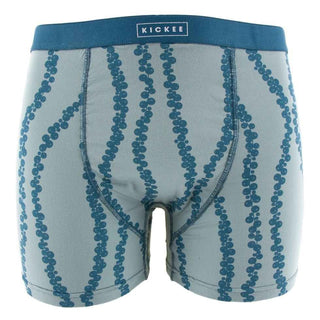 KicKee Pants Mens Print Boxer Brief - Jade Sea Grapes