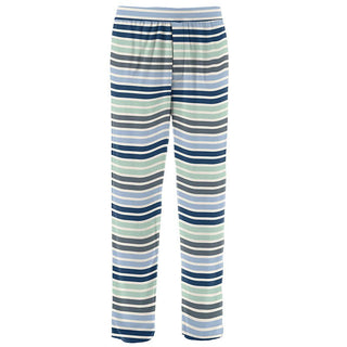 KicKee Pants Mens Print Pajama Pants - Fairground Stripe | Stylish Sleepies offer designs that make bedtime beautiful.