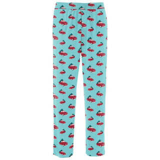 KicKee Pants Mens Print Pajama Pants - Iceberg Trucks and Trees WCA22 | Stylish Sleepies offer designs that make bedtime beautiful.