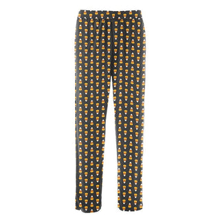 Men's Print Bamboo Pajama Pants - Midnight Candy Corn Pajamas