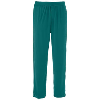 KicKee Pants Mens Solid Pajama Pants - Cedar WCA22 | Stylish Sleepies offer designs that make bedtime beautiful.