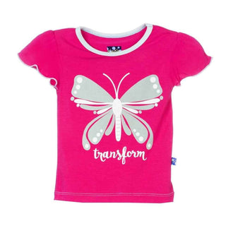 Print Bamboo Flutter Sleeve Tee, Transform Baby & Toddler Tops