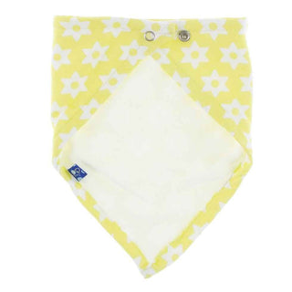 KicKee Pants Print Bandana Bib - Lime Blossom Stellini, One Size