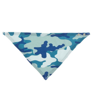 KicKee Pants Print Bandana Bib - Oasis Military, One Size