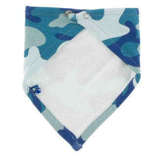 KicKee Pants Print Bandana Bib - Oasis Military, One Size