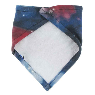 KicKee Pants Print Bandana Bib - Red Ginger Galaxy, One Size