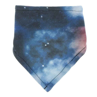 KicKee Pants Print Bandana Bib - Red Ginger Galaxy, One Size