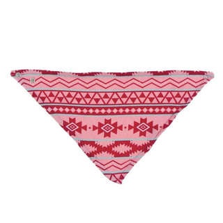 Print Bamboo Bandana Bib - Strawberry Mayan Pattern, One Size KicKee Pants