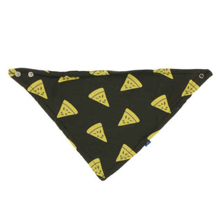 KicKee Pants Print Bandana Bib - Zebra Pizza, One Size