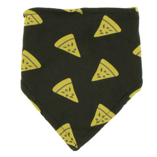 KicKee Pants Print Bandana Bib - Zebra Pizza, One Size