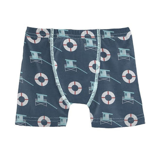 KicKee Pants Print Boys Boxer Brief - Deep Sea Lifeguard