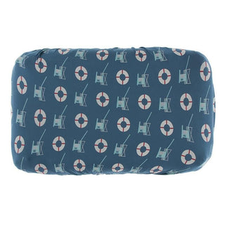 Print Bamboo Changing Pad Cover - Deep Sea Lifeguard, One Size Diapering