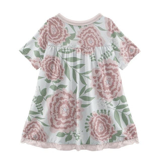 Print Bamboo Classic Short Sleeve Swing Dress - Fresh Air Florist Baby & Toddler Dresses