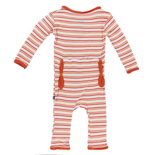 Print Bamboo Coverall - Girl Fresh Water Stripe KicKee Pants